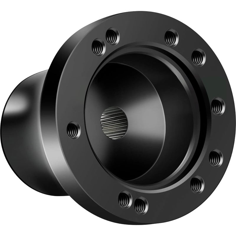 LEAPGOMAX EZGO Steering Wheel Adapter fit EZGO TXT/RXV/Marathon/Medalist Golf Carts Steering Wheel Adapter Golf Cart Accessories(Black) - Image 1